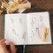 Pack of 8 Pcs Plant and Flower Shape Wooden Rubber Stamps 2.5 Inch x 1 Inch x 0.6 Inch for DIY Craft Card and Photo Album